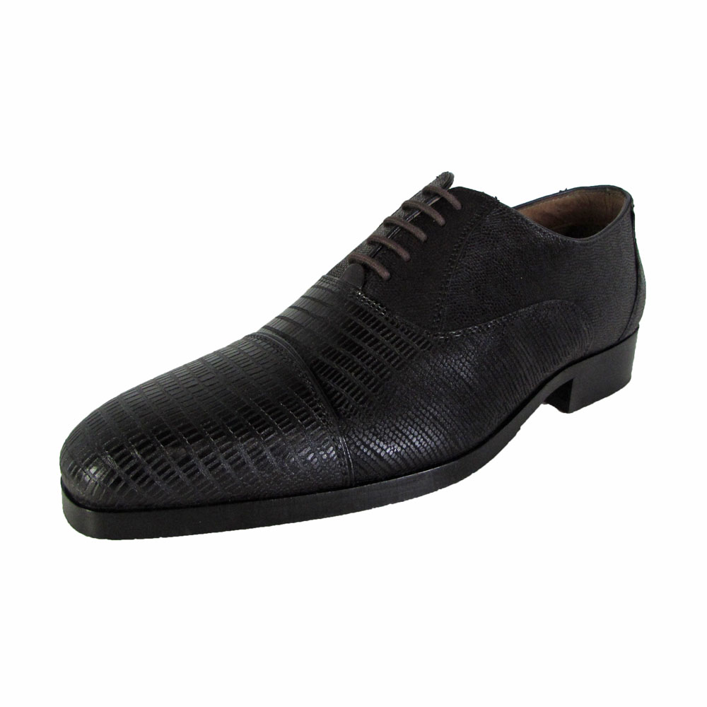 Steve Madden Mens P-Scales Reptile Embossed Oxford Shoes  display picture 2