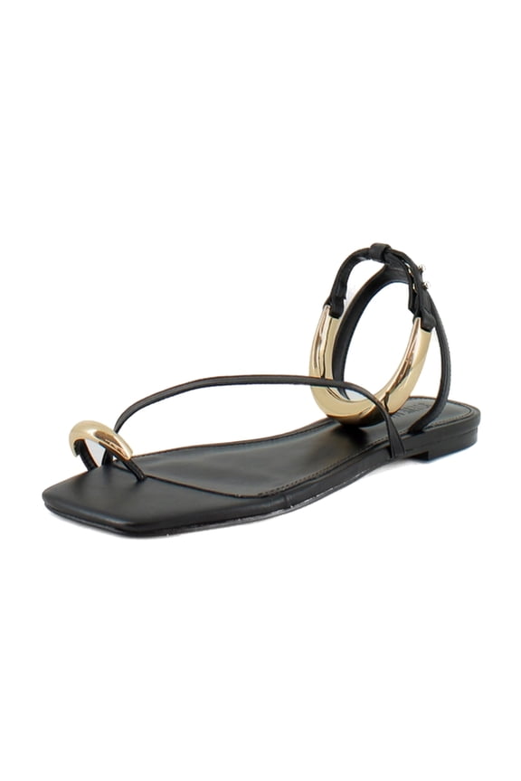 Odyssey Women's Sandals Black Leather Size 6.5 M