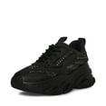thumbnail image 1 of Steve Madden Possession Black Rhinestone Embellished Lace Up Low Top Sneakers (Black Rhinestone, 10), 1 of 8