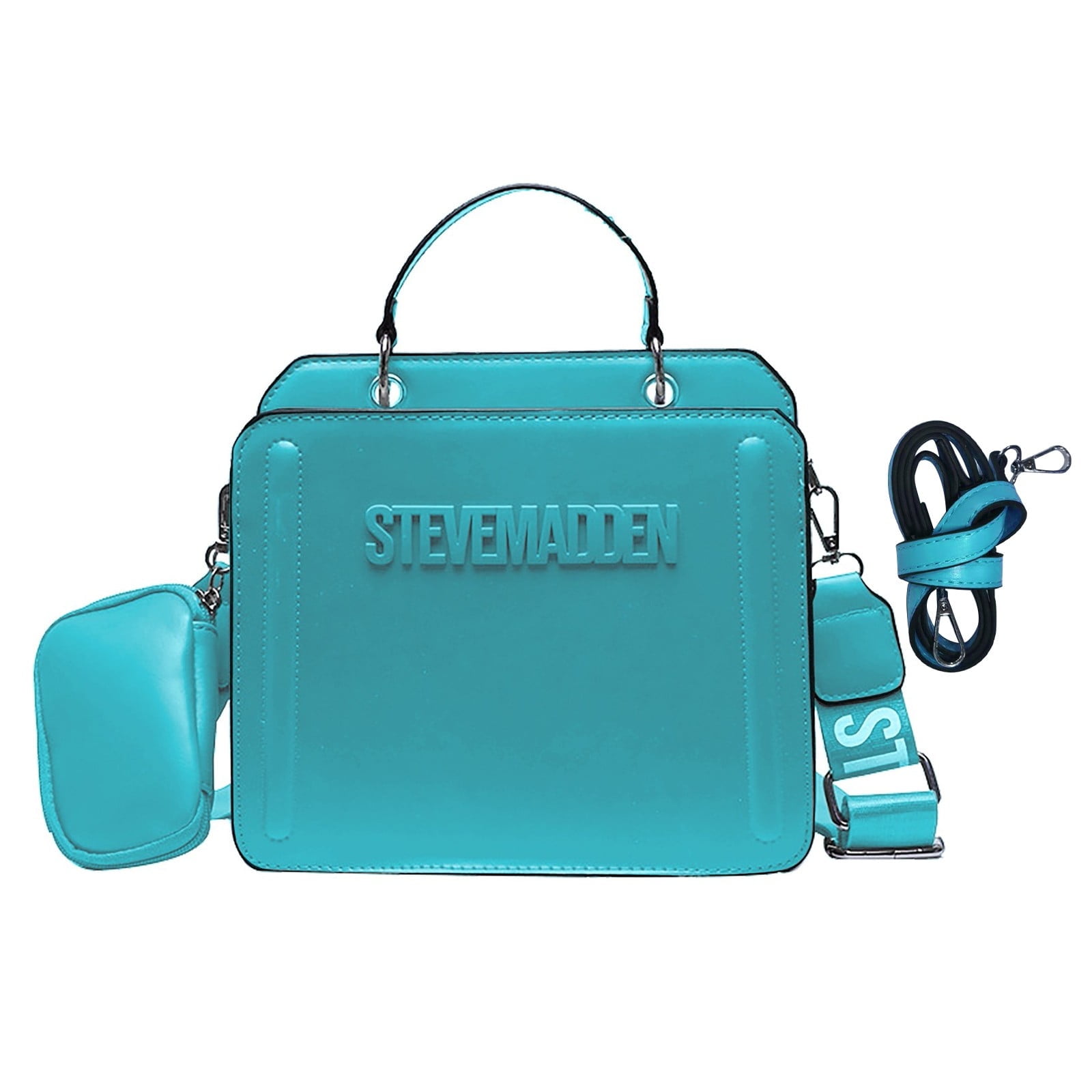 Steve Madden☆ ミニポーチ付き♪ トップハンドルバッグ STEVEMADDEN_INTL_HANDBAGS_BTUC