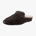 thumbnail image 1 of Steve Madden Rafe Women's Loafers & Slip-Ons Chocolate Brown Suede Fur, 1 of 8