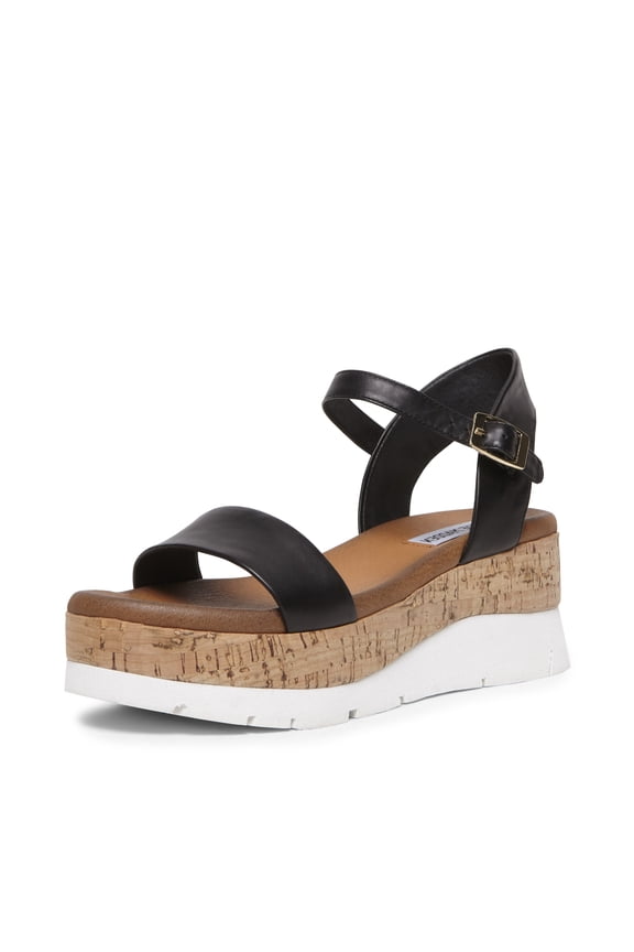 Roselita Ankle Strap Cork Lightweight Platform Wedge Sandals