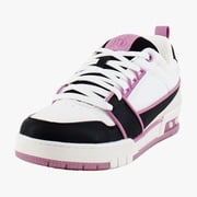 Steve Madden Skater Women's Fashion Sneakers Black/Pink Multi Size 6 M