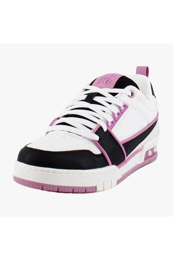 Skater Women's Fashion Sneakers Black/Pink Multi Size 6 M