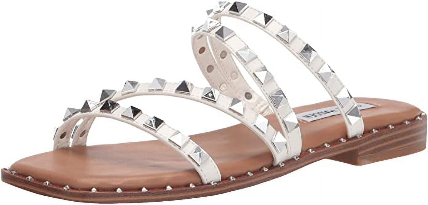 Studded Sandals Steve Madden Skyler White Steve Madden Skyler-P