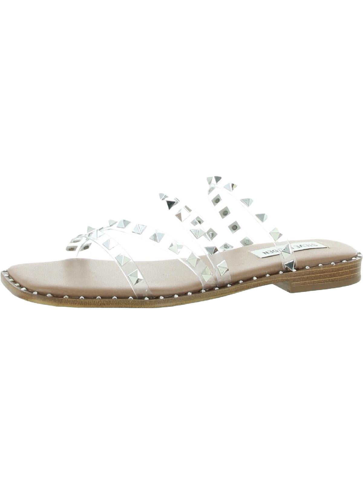 Steve Madden Skyler Women's Sandals Flip Flops Clear Multi Size