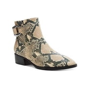 Steve Madden Steven Women's Ringer Round-Toe Ankle, Natural Multi, Size 6.5