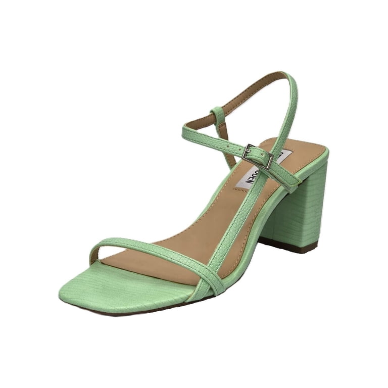 Steve Madden Swoon Mint Green Block Heeled Open Toe Retro Chic Strappy  Sandals (Mint Green, 5) - Walmart.com