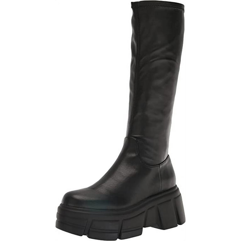 STEVE MADDEN バイカーブーツ ロング スティーブ マデン STEVE MADDEN バイカーブーツ （ブラック