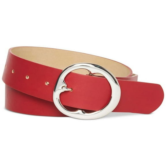 Steve Madden Textured Belt, wine, X-Large