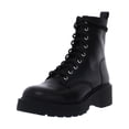 thumbnail image 1 of Steve Madden Tornado Women's Boots Black Leather Size 9 M, 1 of 5