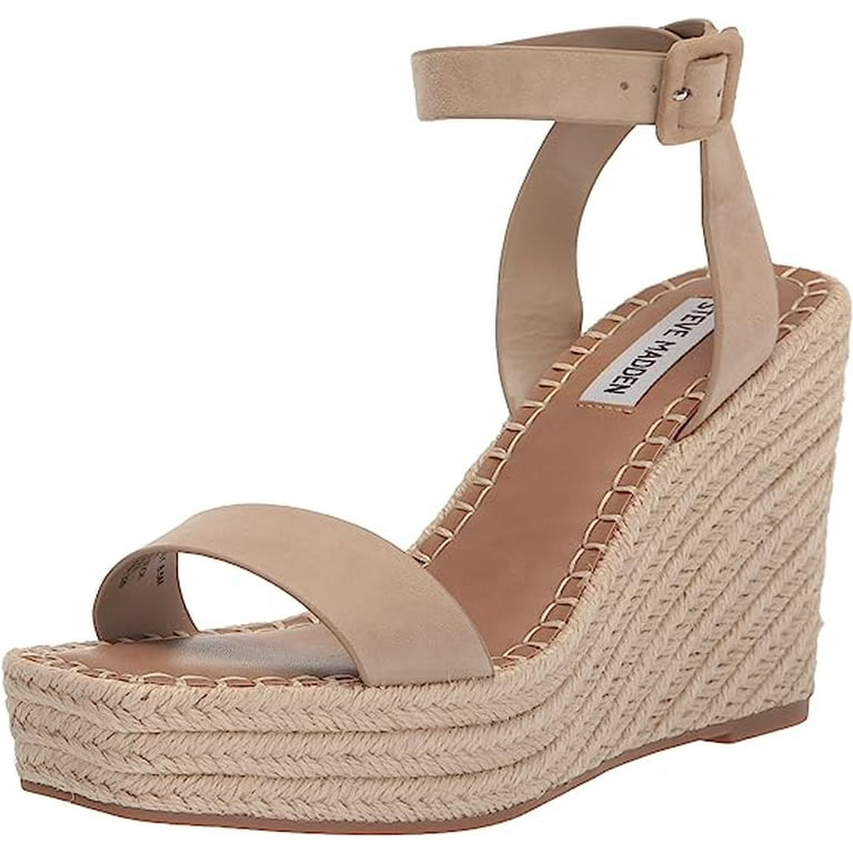 Steve Madden Upstage Women s Sandals Flip Flops Tan Suede Size 11 M Walmart