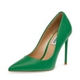 thumbnail image 1 of Steve Madden Vala Green Paris Fashion High Heel Pointed Toe Stiletto Pumps (Green Paris, 7), 1 of 7