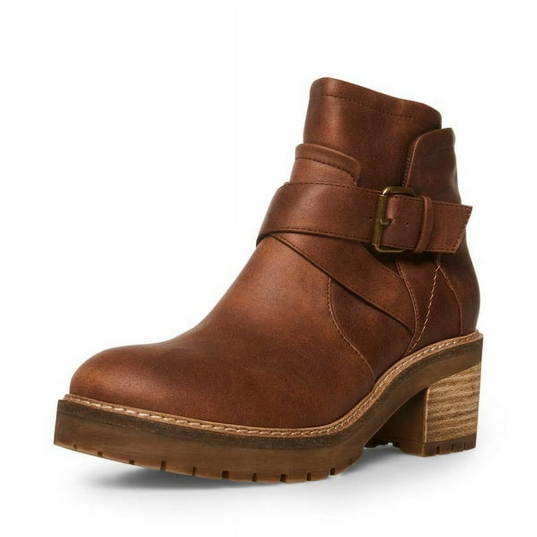 Steve madden closure cognac leather outlet