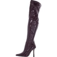 thumbnail image 1 of Steve Madden Vanquish Women's Faux Leather Over-the-Knee Thigh-High Boots, 1 of 3