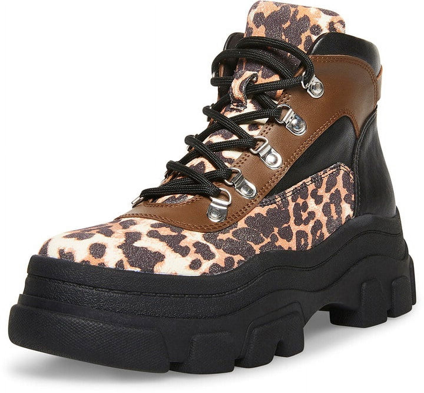 Steve Madden Leopard Print Boots Amazon.com | Steve Madden Girls Shoes NOLITA Combat Boot  main image 4