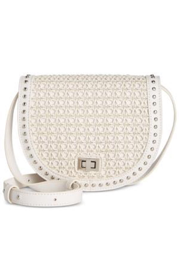 White Half Moon Crossbody Bag