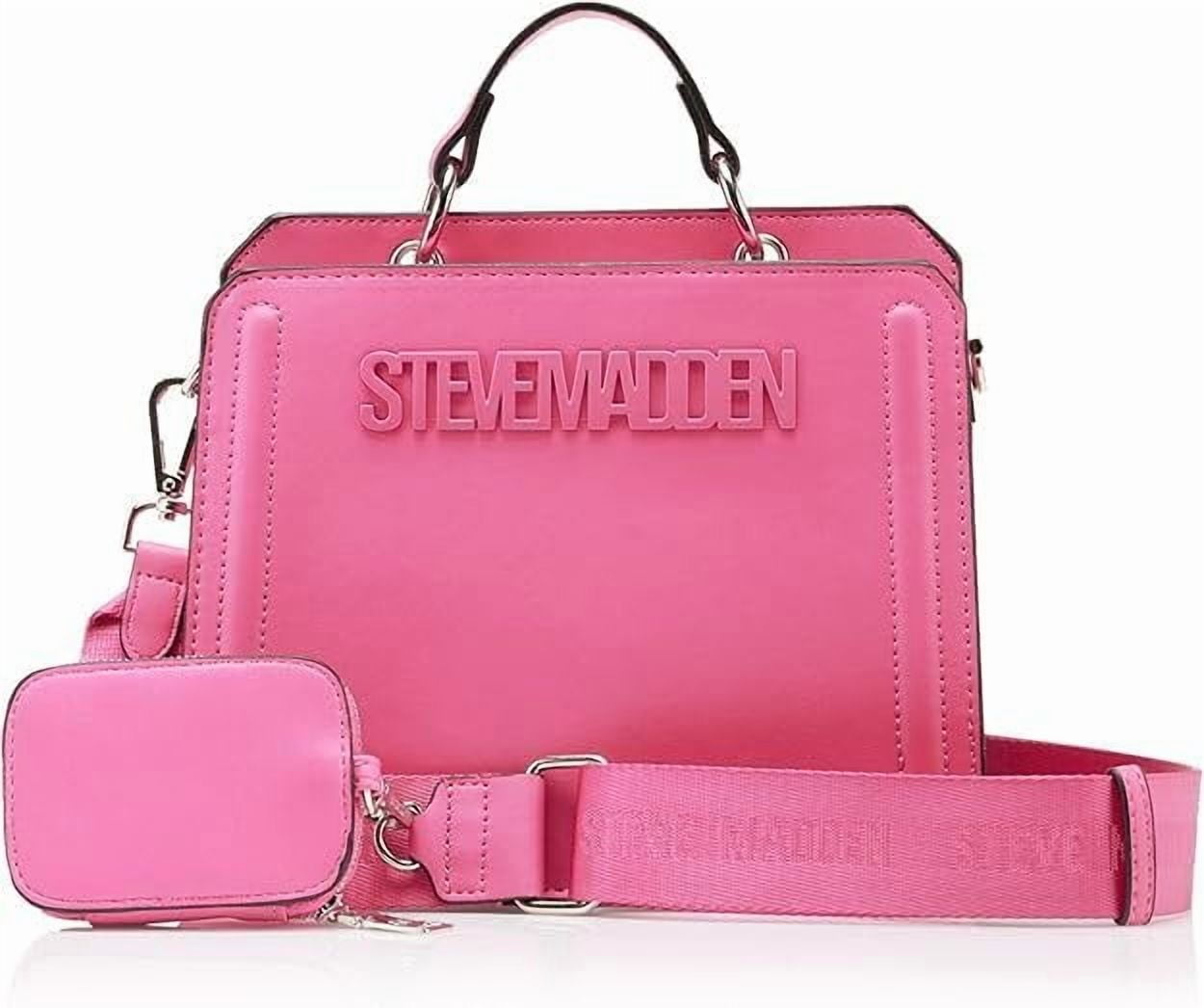 Steve Madden Women Bevelyn Convertible Crossbody Bag Shoulder, One