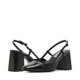thumbnail image 1 of Steve Madden Women's Becka Pump, Black Leather, 7, 1 of 6