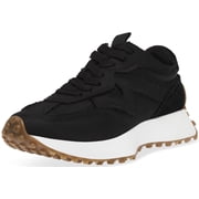 Steve Madden Campo sneakers for Women, Platform Casual shoes with Lace Up Closure and Synthetic Leather Low Top Design