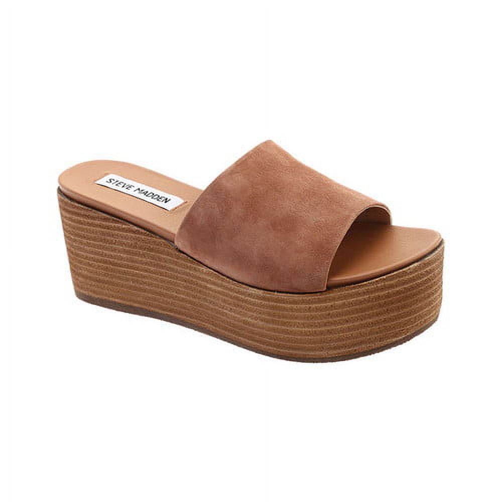 Steve madden heated wedge best sale sandal
