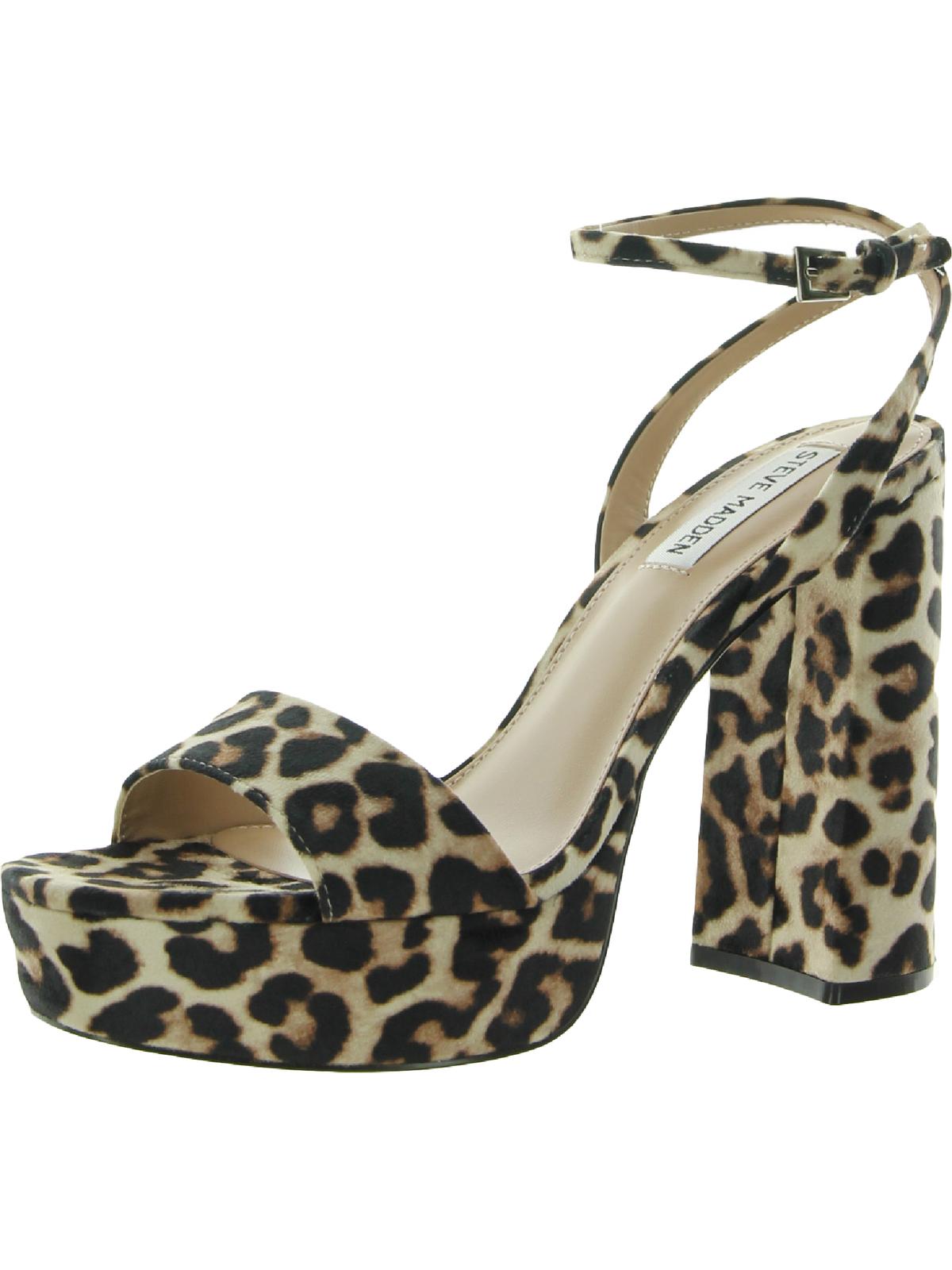 Steve Madden Women's Lessa Open Toe Block Heel Platform Sandal