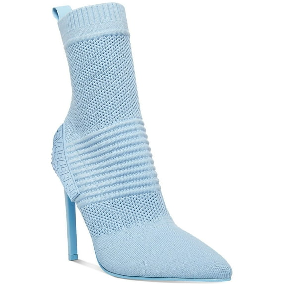 Steve Madden Women's Maxwelle Ankle Boot, Baby Blue, 8