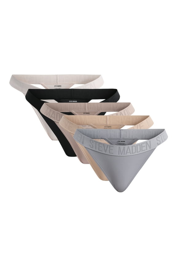 Women's Micro String Thong, 5-Pack, Sizes S-XL