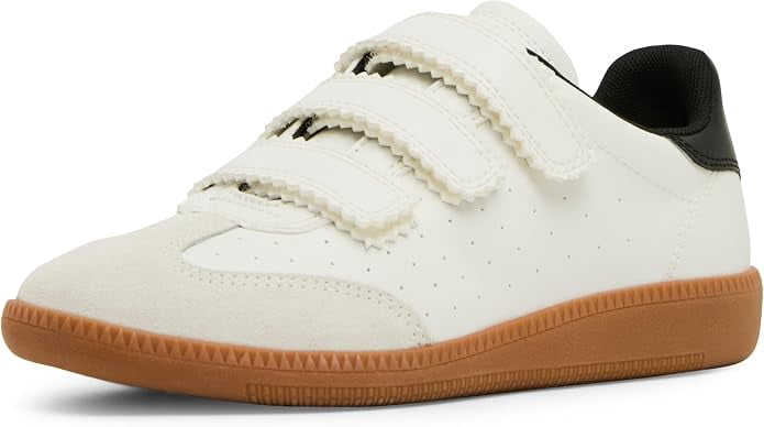 Tenis Momentum para mujer, casuales de caña baja con velcro, cómodos y versátiles, para uso diario, estilo de caminar