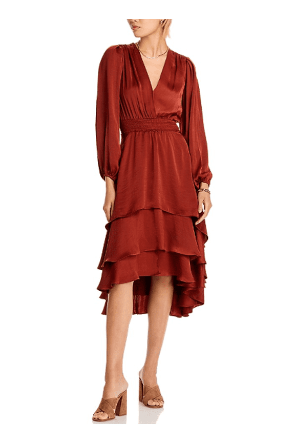 Women's Orange Apparel Bei Dress, XS