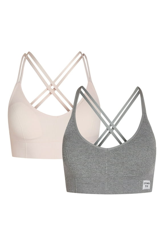 Women's Seamless Longline Comfort Bra, 2-Pack, Sizes S-XL