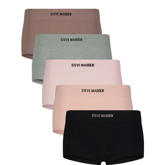 Steve Madden Women's Seamless Thong, 5-Pack, Sizes S-XL