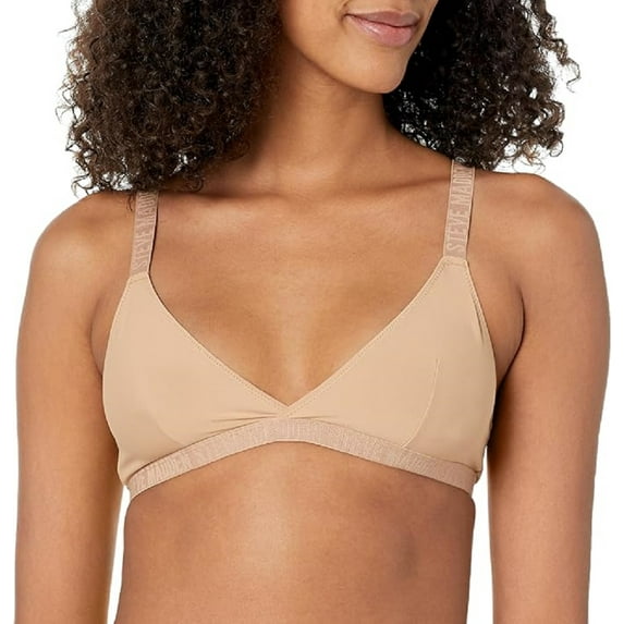 Steve Madden Women’s Triangle X-Back Lounge Bra, Praline, Medium