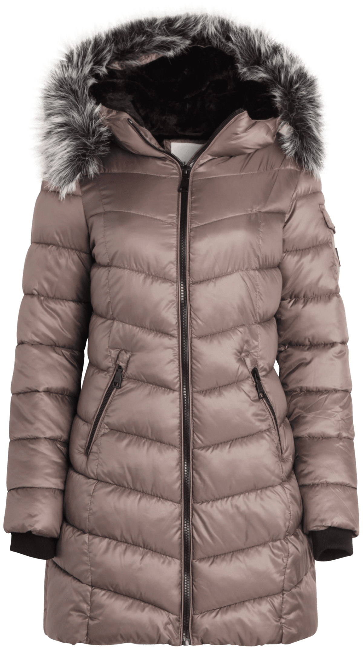 Steve Madden Women s Winter Coat Long Length Quilted Puffer Parka 