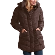 Women’s Winter Jacket – Insulated Weather Resistant Quilted Mid-Length Puffer Parka Coat (S-3X)