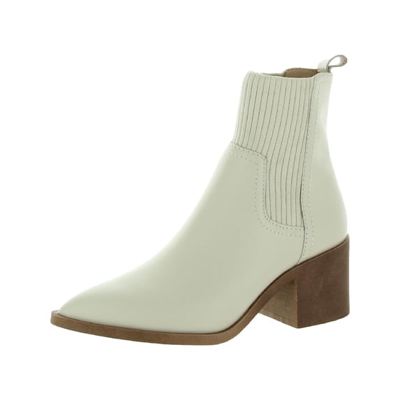 Steve Madden Womens Abriel Leather Pointed Toe Ankle Boots