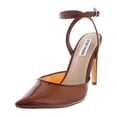 thumbnail image 1 of Steve Madden Womens Alessi Ankle Strap Stiletto Pointed Toe Heels, 1 of 3