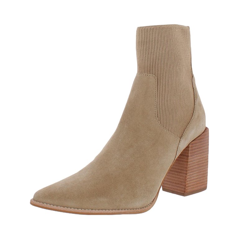 Steve Madden Womens Arrange Suede Pointed Toe Booties - Walmart.com