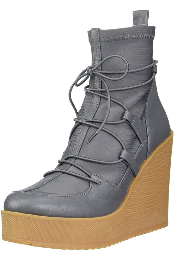 Womens Atomic Ankle Boot 7.5 Grey Multi