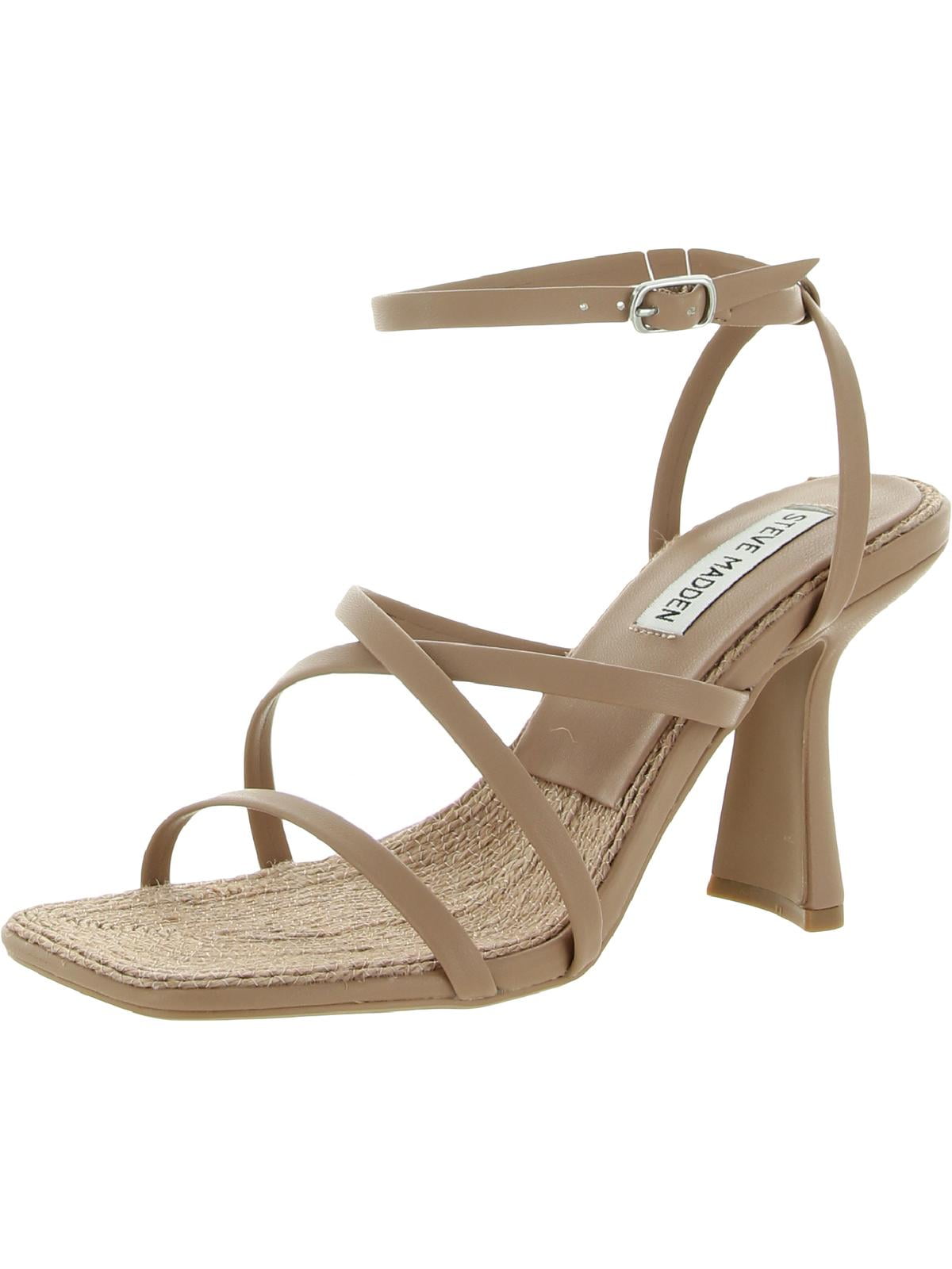 Steve madden tan strappy heels deals