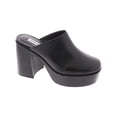 thumbnail image 1 of Steve Madden Womens Bowe Leather Slip On Mules, 1 of 3
