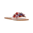 thumbnail image 1 of Steve Madden Womens Brionna Slip On Open Toe Slide Sandals Tan 7.5 Medium (B,M), 1 of 5