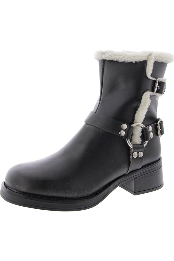 Womens Brixton Zipper Round Toe Booties