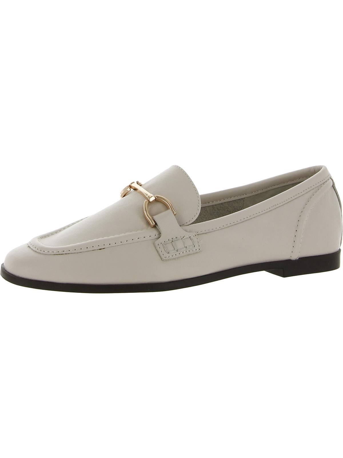 Steve Madden Womens Carrine Leather Horsebit Loafers - Walmart.com