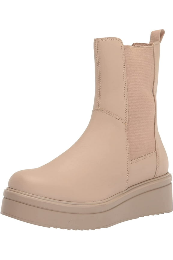 Womens Clarisa Chelsea Boot 6.5 Sand Leather