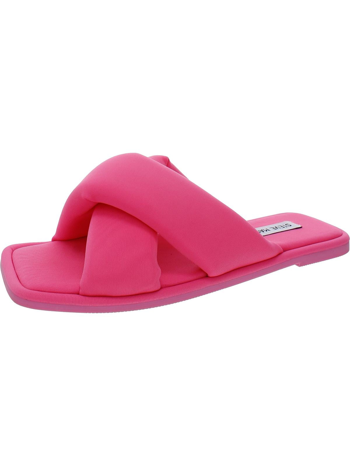 Steve Madden Womens Dixie Comfort Slip On Slide Sandals Walmart