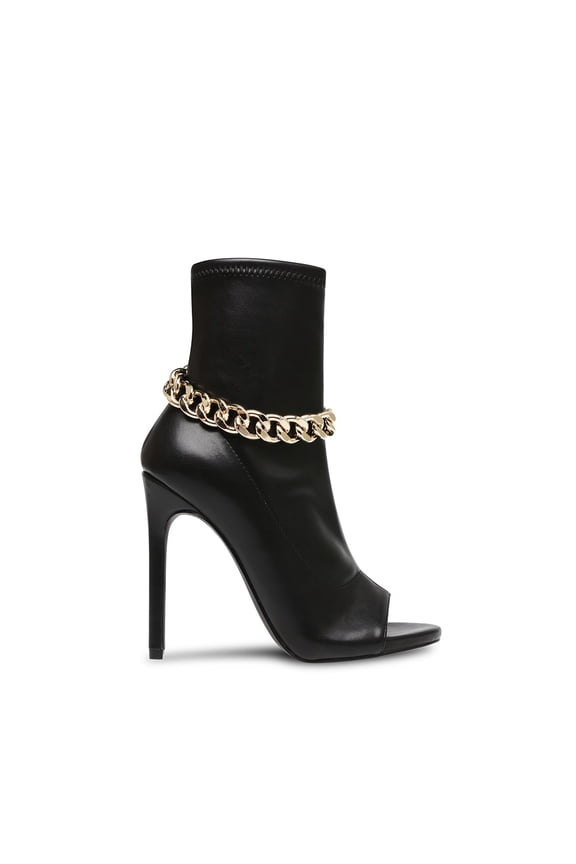 Women's Elettra-C Open Toe Bootie, Black