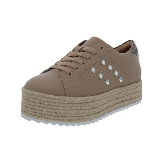 Steve Madden Womens Elodie Studded Flatforms Oxfords