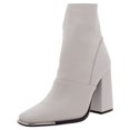 thumbnail image 1 of Steve Madden Womens Excess Leather Square Toe Ankle Boots, 1 of 3