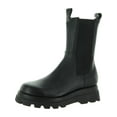 thumbnail image 1 of Steve Madden Womens Explorer Leather Chunky Mid-Calf Boots, 1 of 3